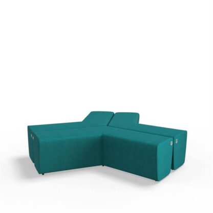 Kulik System - Boomerang - Loungesofa - Aquamarine -