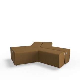 Kulik System - Boomerang - Loungesofa - Bronze -