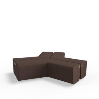 Kulik System - Boomerang - Loungesofa - Chocolate -