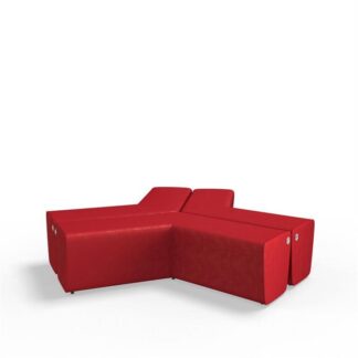 Kulik System - Boomerang - Loungesofa - Red -