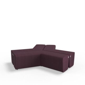 Kulik System - Boomerang - Loungesofa - Violet -