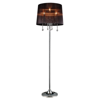 Gulvlampe Crystal 170H (Sort) -