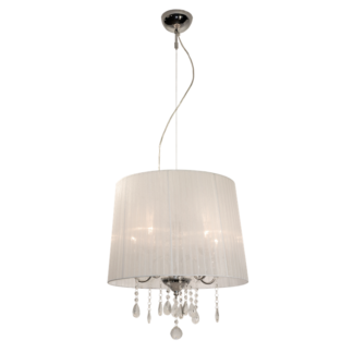 Loftlampe Crystal Ø 50 (Hvid) -