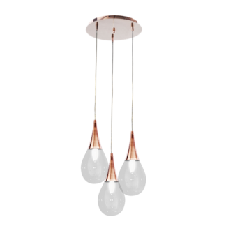 Loftlampe Drop Triple Ø40 (Kobber) -