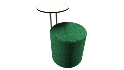 Loungepuf med bord (Lille Ø45)Green -  -