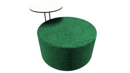 Loungepuf med bord (Mellem Ø90)Green -  -