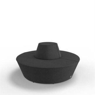 Kulik System - Sombrero - Loungesofa - Black Graphite -