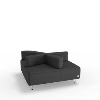 Kulik System - Star - Loungesofa - Black Graphite -