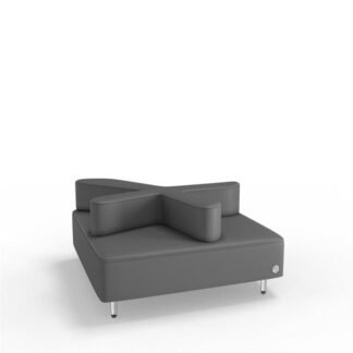 Kulik System - Star - Loungesofa - Silver -