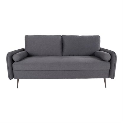 House Nordic - Imola - 2,5-Personers sofa (grå/sort) -