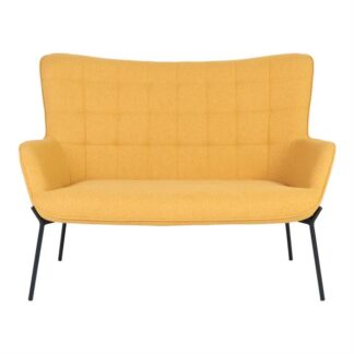 House Nordic - Glasgow - 2-personers sofa (karry/sort) -