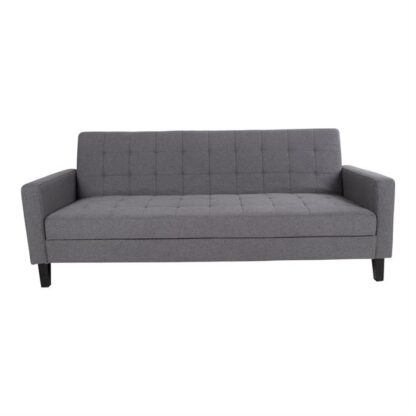 House Nordic - Oxford - Sovesofa (mørkegrå/sort) -