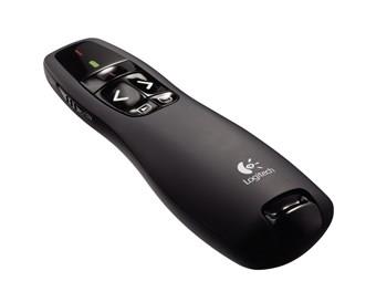 Logitech - R400 - Præsentationsfjernbetjening & laserpointer (sort) -