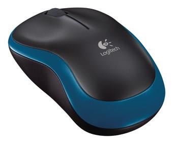 Logitech - M185 Wireless - Trådløs mus (blå/sort) -