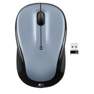 Logitech - M325 Wireless - Trådløs mus (Lysegrå/sort) -