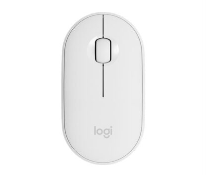 Logitech - Pebble M350 - Trådløs mus (hvid) -