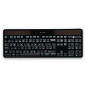 Logitech - K750 - Soldrevet trådløst tastatur (sort) -