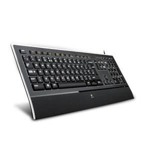 Logitech - K740 - Oplyst tastatur (sort) -