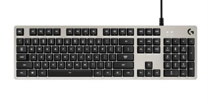 Logitech - G413 - Oplyst mekanisk gamingtastatur (sort/sølvgrå/hvid) -