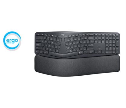 Logitech - K860 ERGO - Trådløst tastatur (Grafitgrå) -