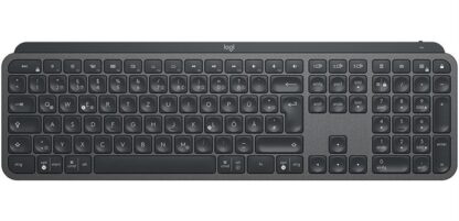 Logitech - MX Keys Advanced - Trådløst oplyst tastatur (Grafitgrå) -