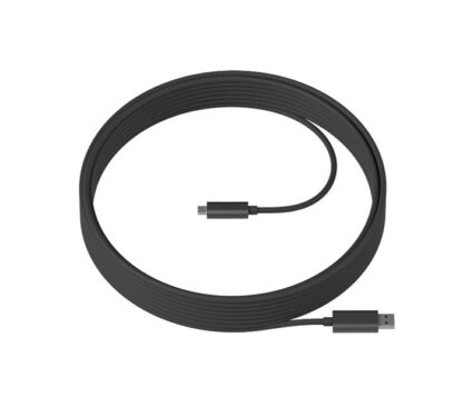 Logitech - Logitech Tap Strong - 10m USB 3.1 kabel (Grafitgrå) -