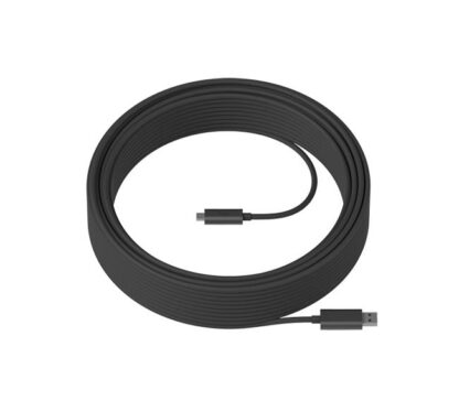 Logitech - Logitech Tap Strong - 25m USB 3.1 kabel (Grafitgrå) -