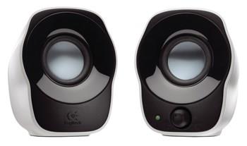 Logitech - Z120 2.0 - Stereohøjtalere (sort/hvid) -