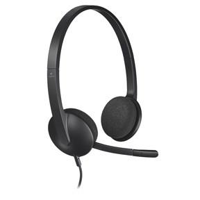 Logitech - H340 - USB Headset (sort) -