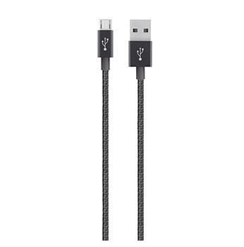 Belkin - MIXIT Premium - 1,2m Micro-USB til USB-A kabel (sort) -