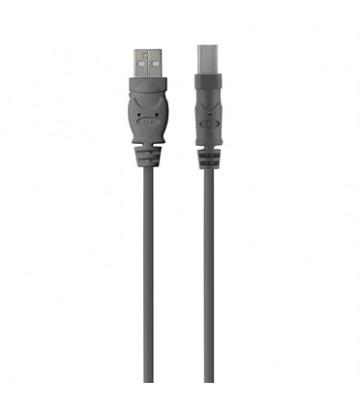 Belkin - 1,8m USB-A til USB-B kabel (grafitgrå) -