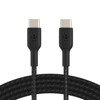 Belkin - BOOST CHARGE - 1m USB-C til USB-C flettet kabel (sort) -