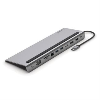 Belkin - USB-C Hub m. 11 stik (sølvgrå) -