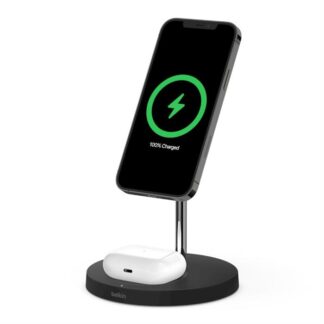 Belkin - BOOST CHARGE PRO - 2-i-1 Trådløs ladestander (sort) -