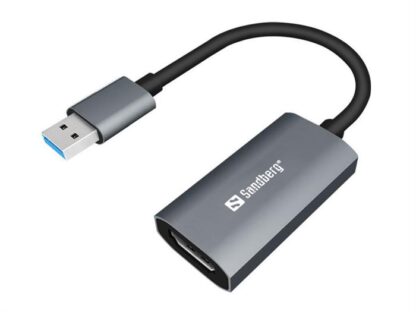 Sandberg - HDMI Capture Link til USB adapter (grafitgrå) -