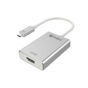 Sandberg - USB-C til HDMI Link adapter (grå) -