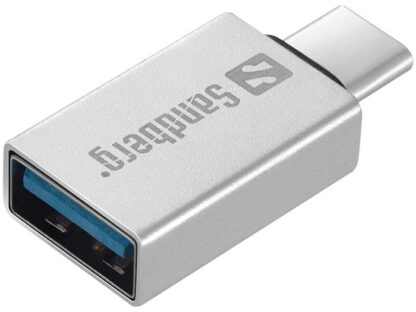 Sandberg - USB-C to USB-A 3.0 adapter (sølvgrå) -