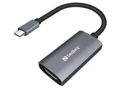 Sandberg - HDMI Capture Link til USB-C adapter (grafitgrå) -