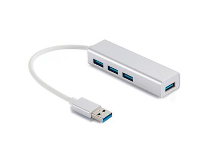 Sandberg - Saver - USB 3.0 Hub m. 4 porte (sølvgrå) -