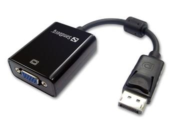 Sandberg - VGA til DisplayPort adapter (sort) -