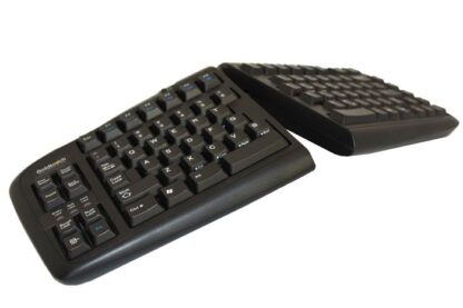 BakkerElkhuizen - Goldtouch - Delbart tastatur (sort) -