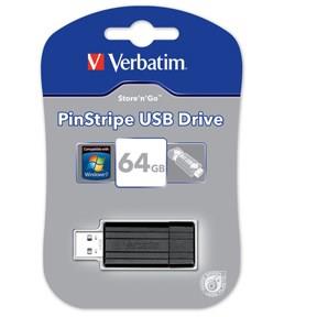 Verbatim - Store'n'go pin - 64 GB USB 2.0 (sort) -