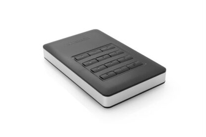 Verbatim - Store Â´NÂ´ Go - 1 TB mobil SSD m. adgangstastatur (sort/sølvgrå) -