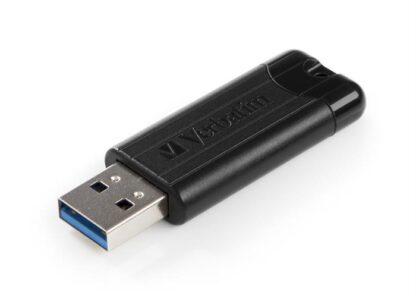 Verbatim - PinStripe - 64 GB USB 3.0 (sort) -