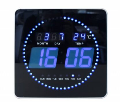 Ur Unilux Flo-Clock Led Tid/dato/temperatur - Unilux