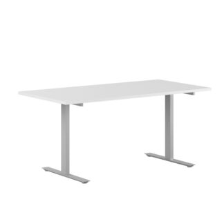 ELJ Tellus Skrivebord - Hvid - Alu / 160x80 - Kontor-inventar.dk