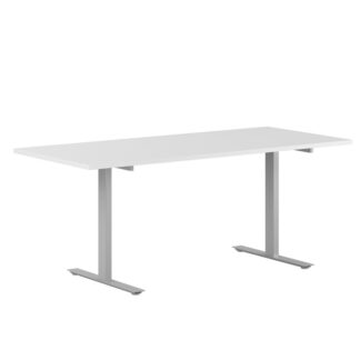 ELJ Tellus Skrivebord - Hvid - Alu / 180x80 - Kontor-inventar.dk