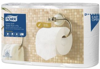 Toiletpapir Tork Extra Soft T4 4-Lag 19,1M 110405 42Rul/kar - Tork