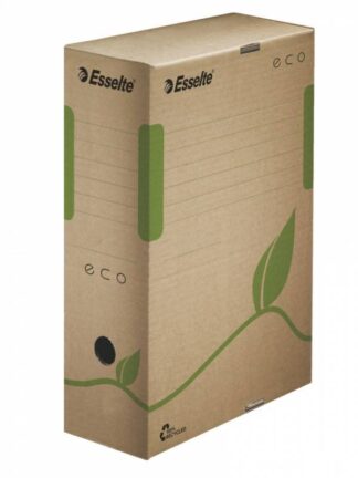 25 stk. Arkivæske Esselte Eco Fsc Naturbrun 100X327X233Mm - Esselte