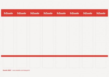 20 stk. Rygetiket Esselte T/brevordner 50Mm 80Stk/pak - Esselte